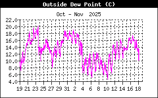 Outside Dewpoint History